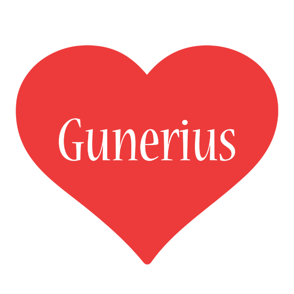 Gunerius love logo