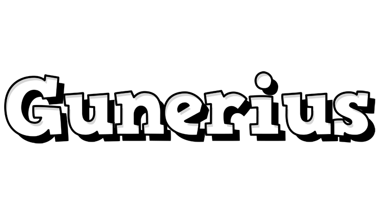 Gunerius snowing logo