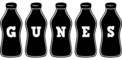 Gunes bottle logo