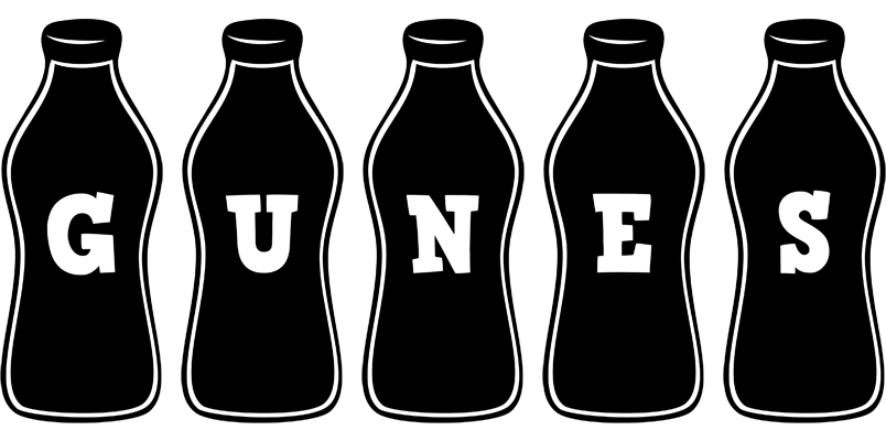 Gunes bottle logo
