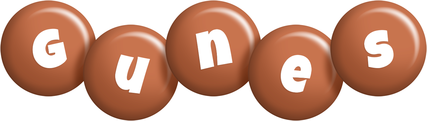 Gunes candy-brown logo