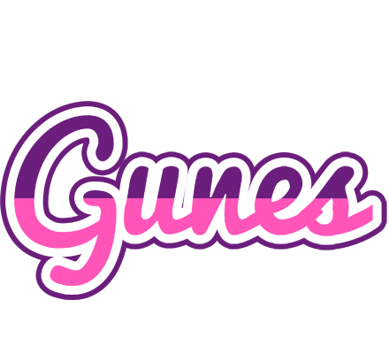 Gunes cheerful logo