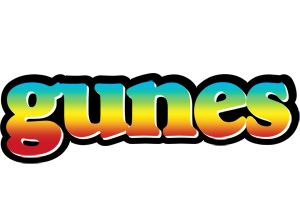 Gunes color logo