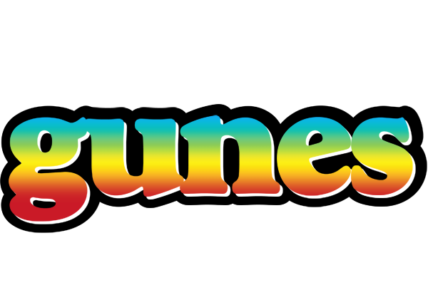 Gunes color logo