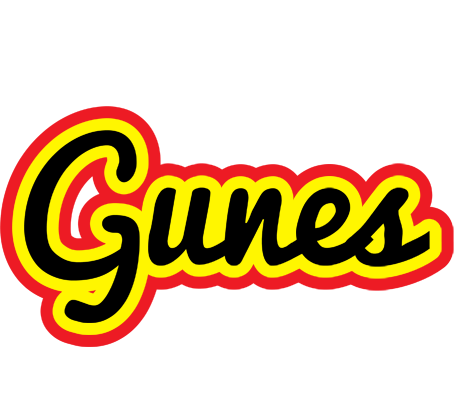 Gunes flaming logo
