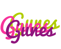 Gunes flowers logo