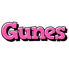 Gunes girlish logo