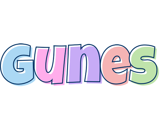 Gunes pastel logo