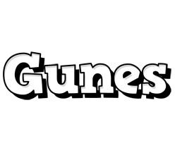 Gunes snowing logo