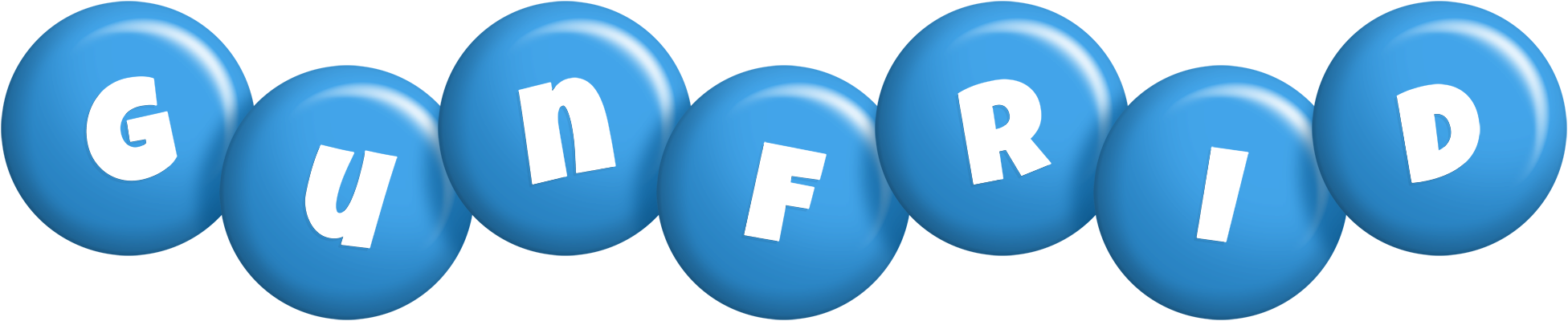 Gunfrid candy-blue logo