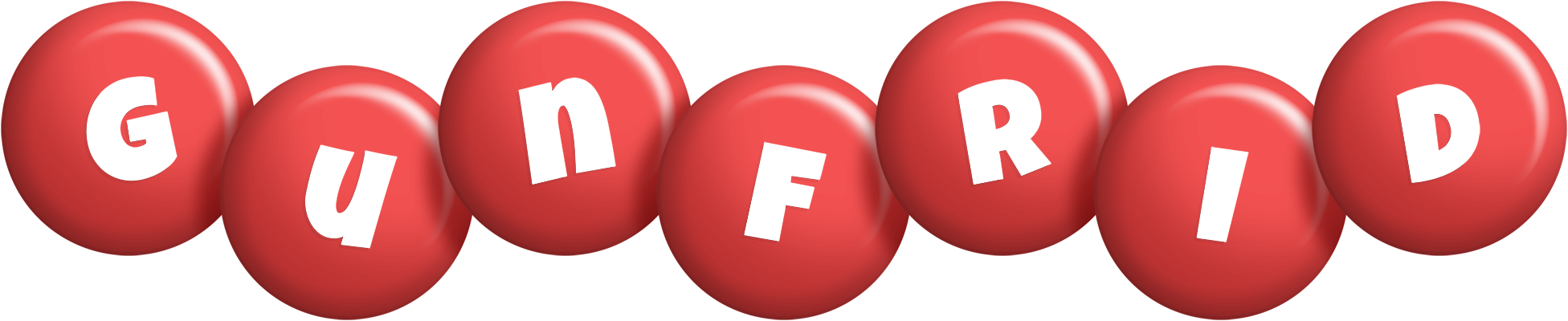 Gunfrid candy-red logo