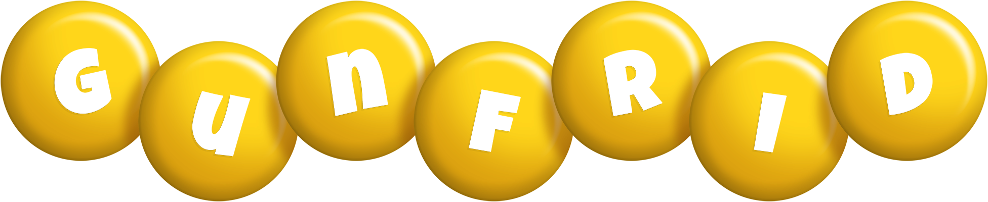 Gunfrid candy-yellow logo