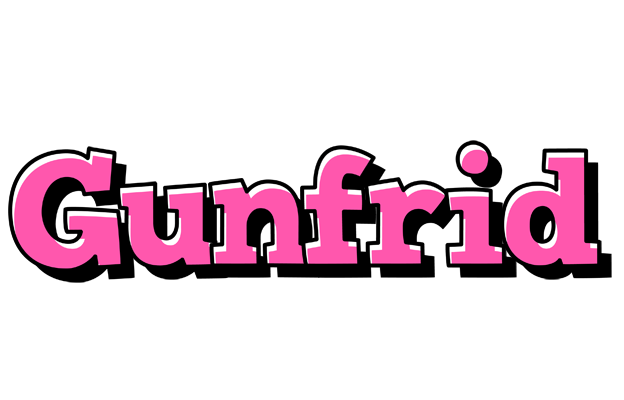 Gunfrid girlish logo