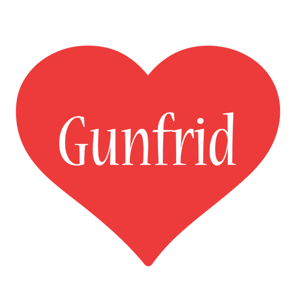 Gunfrid love logo