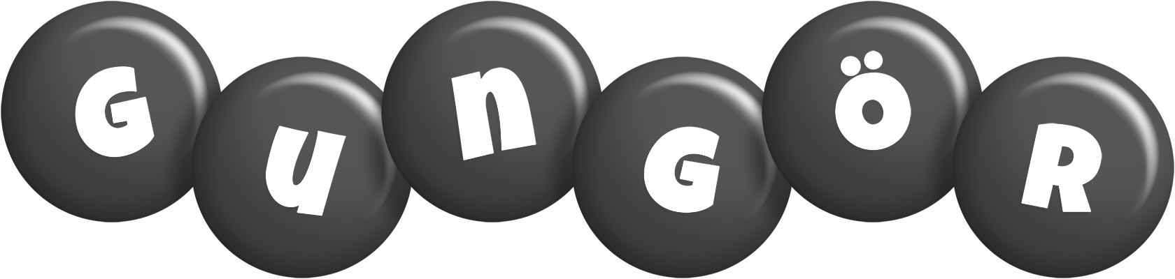 Gungör candy-black logo