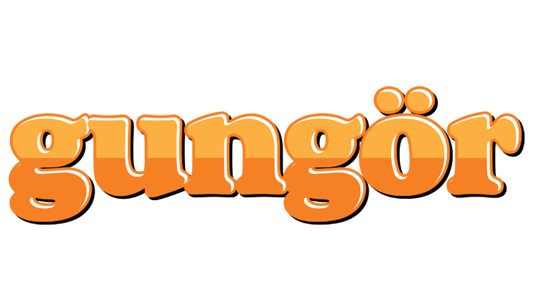 Gungör orange logo