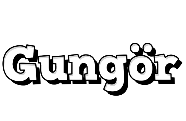 Gungör snowing logo