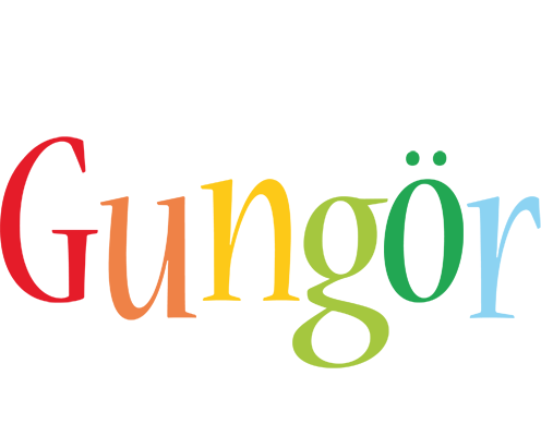 Gungör birthday logo