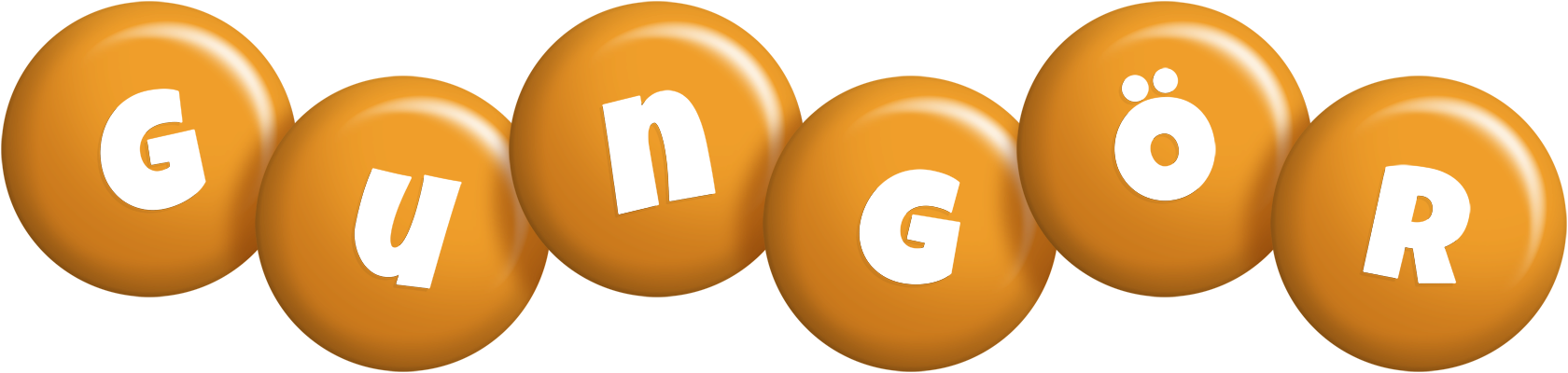 Gungör candy-orange logo