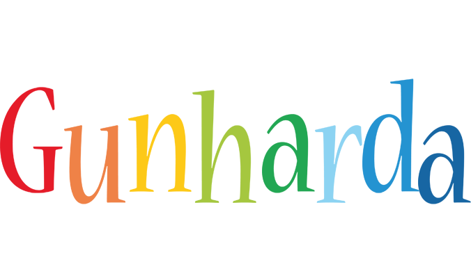Gunharda birthday logo