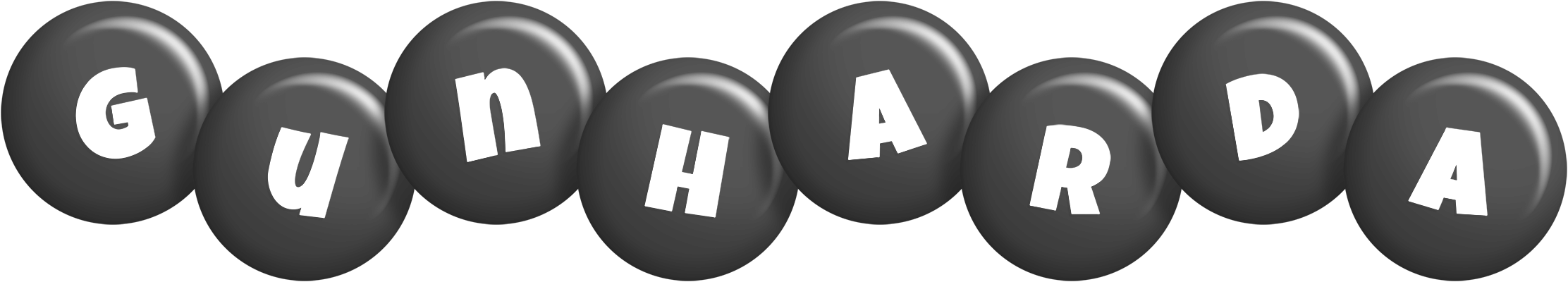 Gunharda candy-black logo
