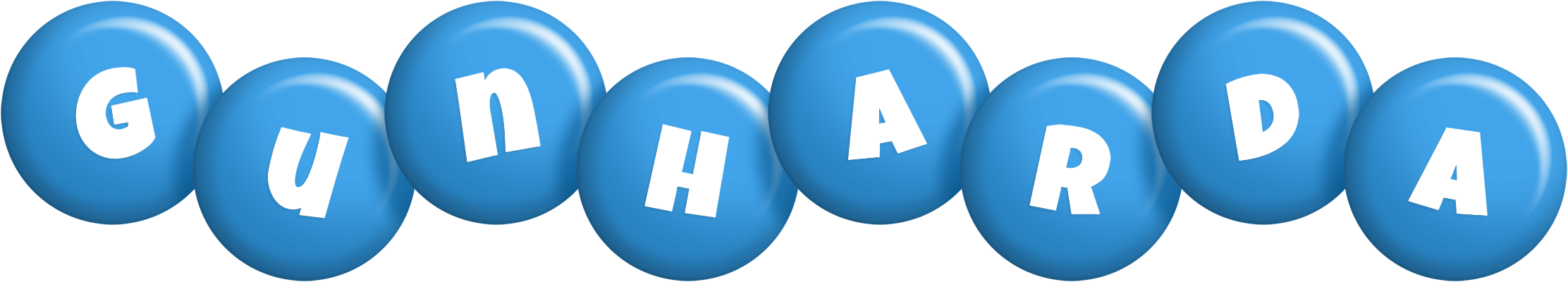 Gunharda candy-blue logo