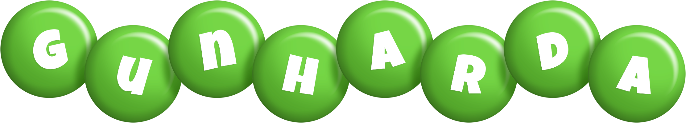 Gunharda candy-green logo