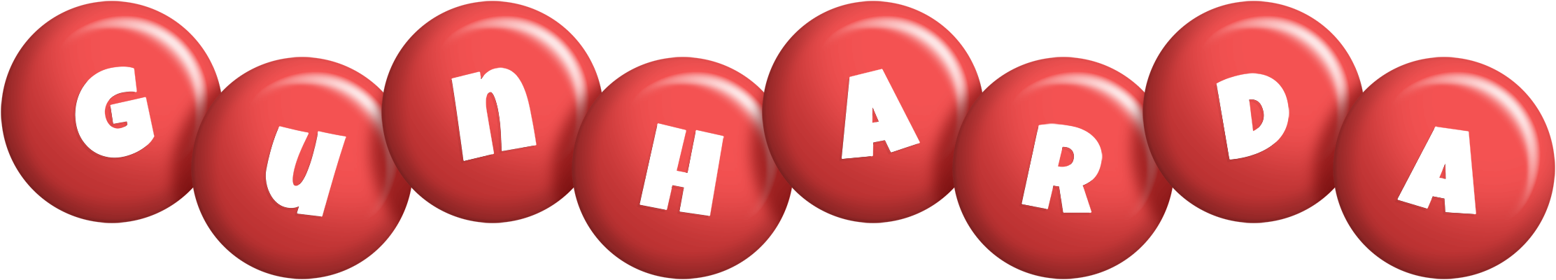 Gunharda candy-red logo