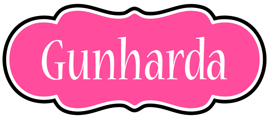 Gunharda invitation logo