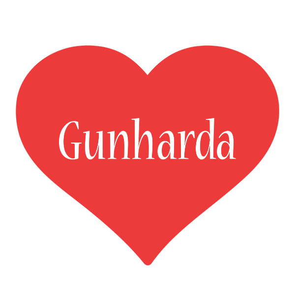 Gunharda love logo