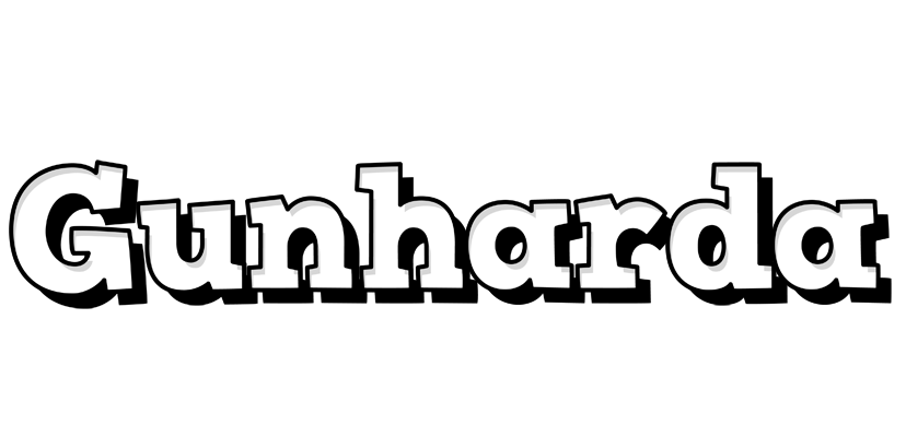 Gunharda snowing logo