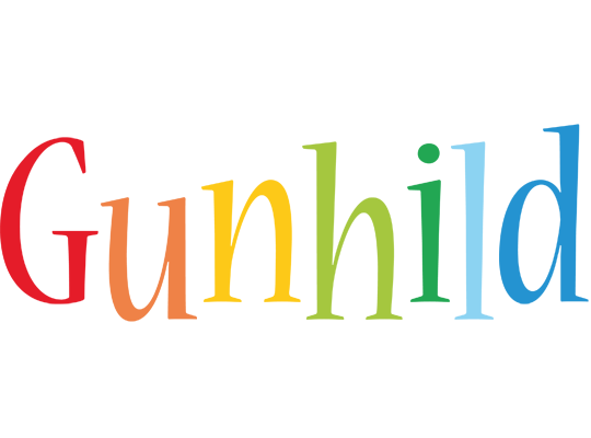 Gunhild birthday logo