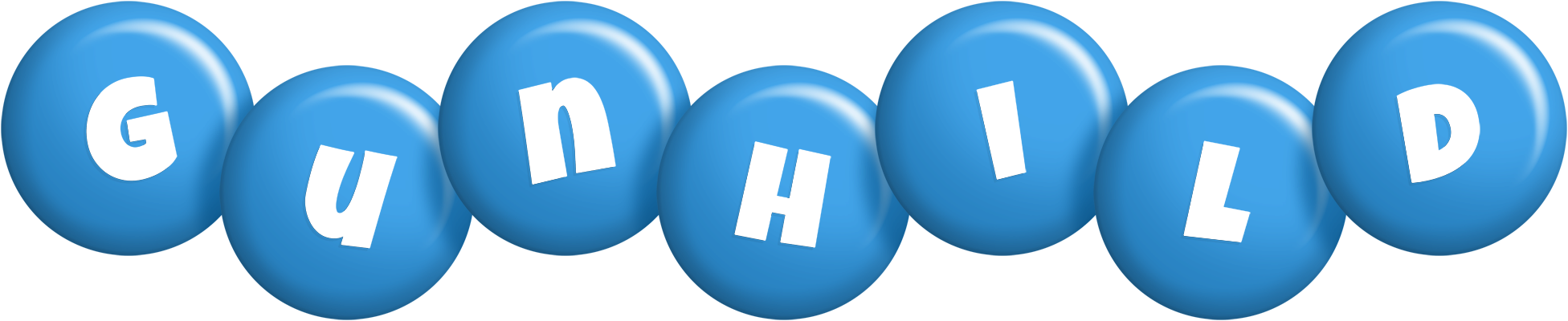 Gunhild candy-blue logo