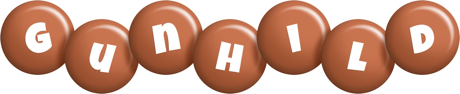 Gunhild candy-brown logo