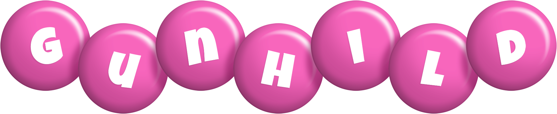 Gunhild candy-pink logo