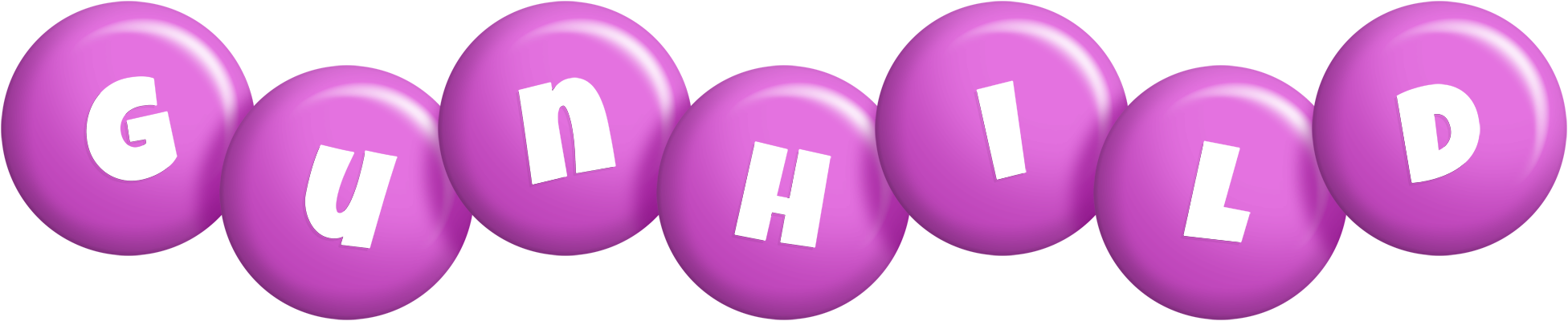 Gunhild candy-purple logo