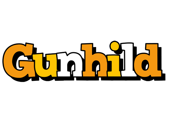 Gunhild cartoon logo