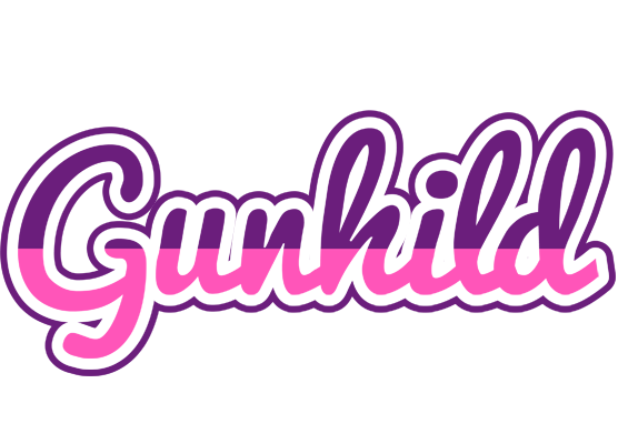 Gunhild cheerful logo