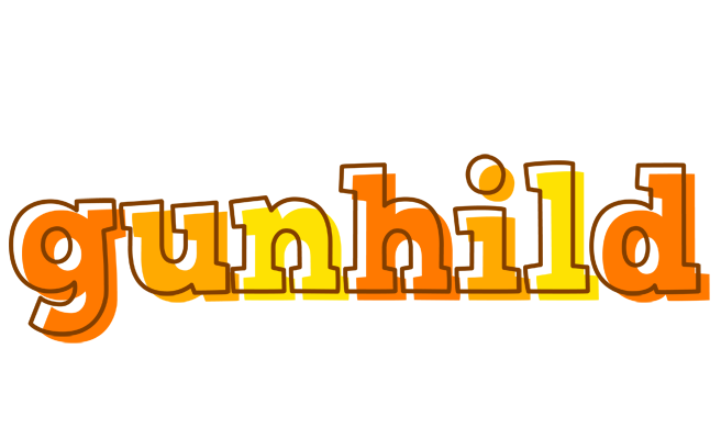 Gunhild desert logo