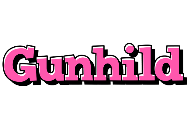 Gunhild girlish logo