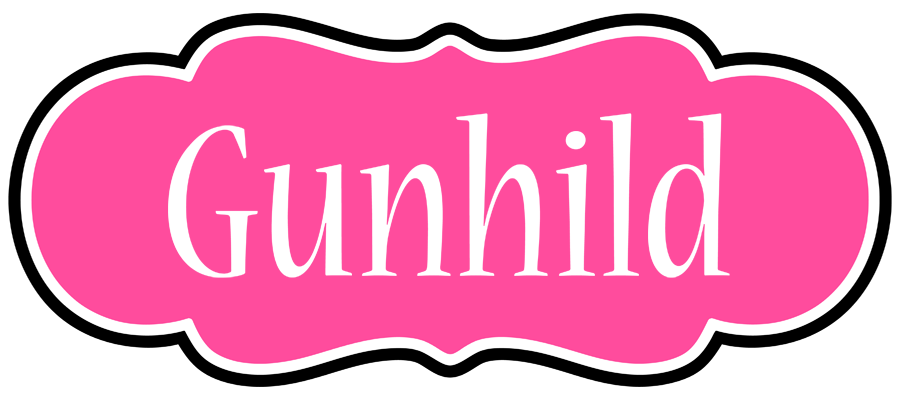 Gunhild invitation logo