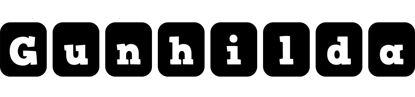 Gunhilda box logo