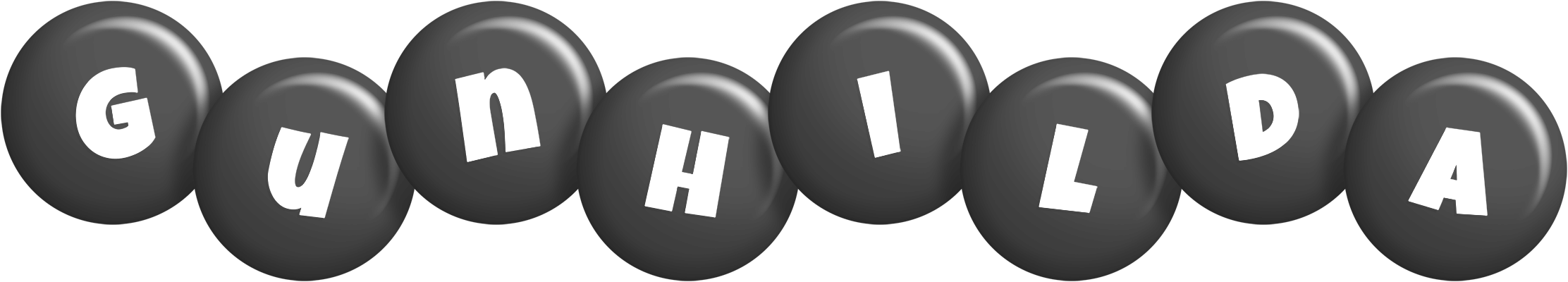 Gunhilda candy-black logo