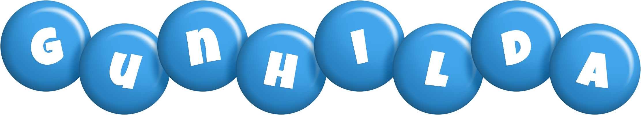 Gunhilda candy-blue logo