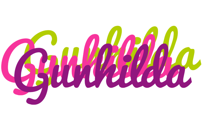 Gunhilda flowers logo