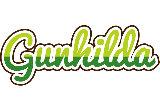 Gunhilda golfing logo