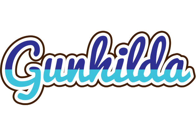Gunhilda raining logo