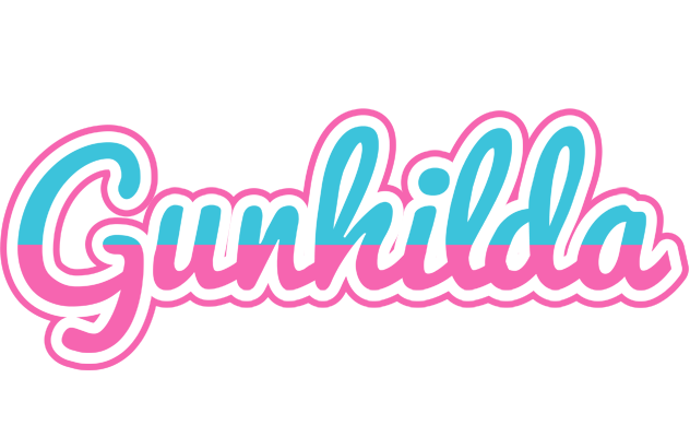 Gunhilda woman logo