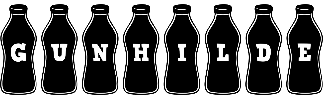 Gunhilde bottle logo