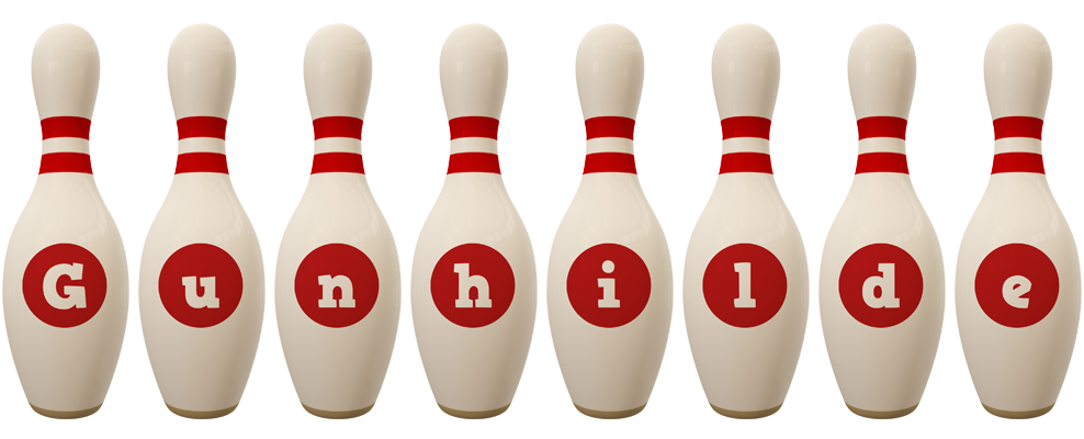 Gunhilde bowling-pin logo
